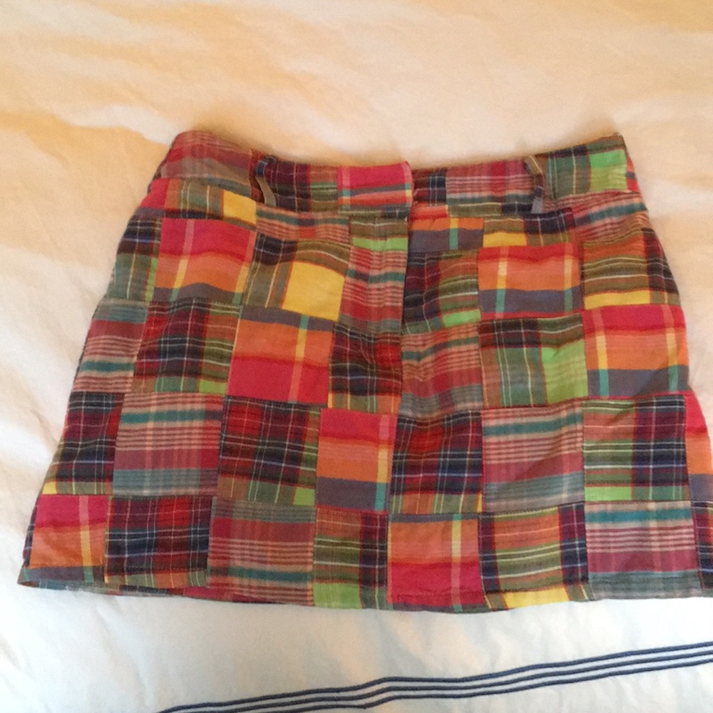 Madras skirt